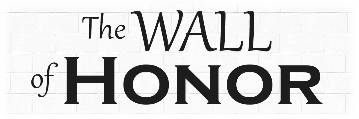 Wall of Honor Text